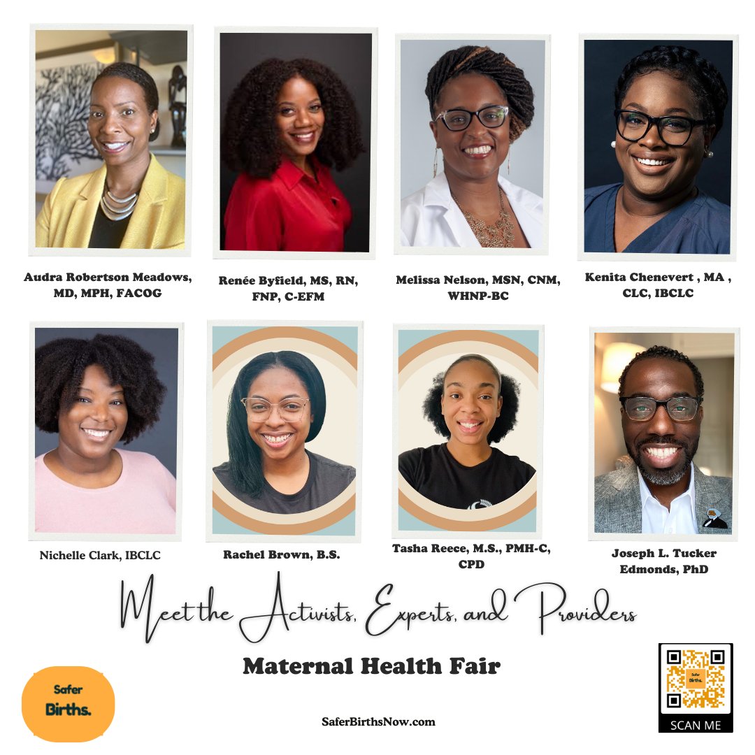Our first session is tomorrow at 7 PM EST. Join us to be part of a conversation celebrating innovation, advocacy, and empowerment in Black maternal health. Register here: eventbrite.com/e/decoding-dis…
