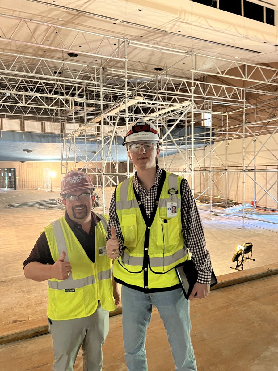 Last Thursday, Professor Hernan Guerra from TAMU's Department of Construction Science swung by our Lanier High School Renovations job site for a visit. It was a great opportunity to connect and share insights! #JoerisGC @TAMUCOSC