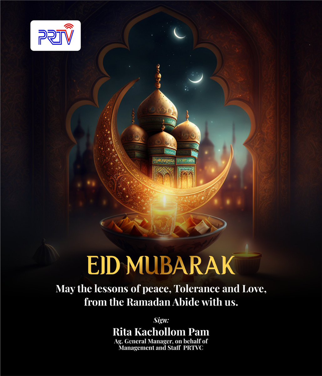 PRTVCng's tweet photo. Eid Mubarak from PRTVC! https://t.co/MQaiyVv6nh