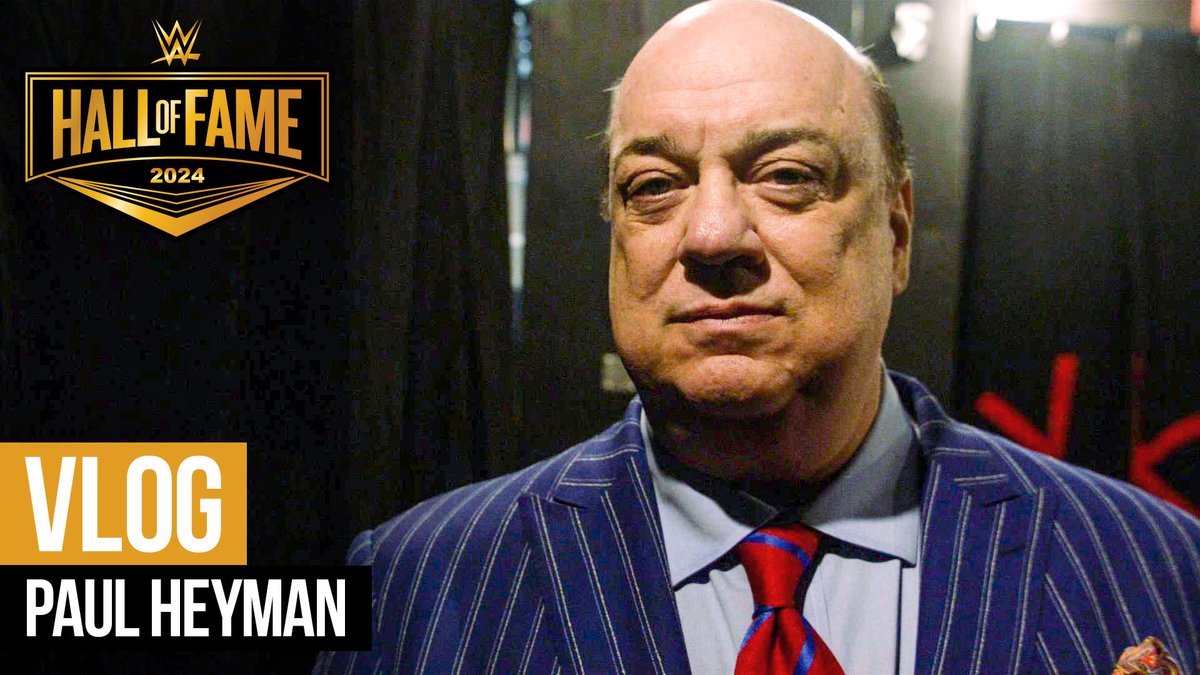 Go behind the scenes for @HeymanHustle's induction into the #WWEHOF Class of 2024. youtu.be/Fd7szOqzWbI?si…