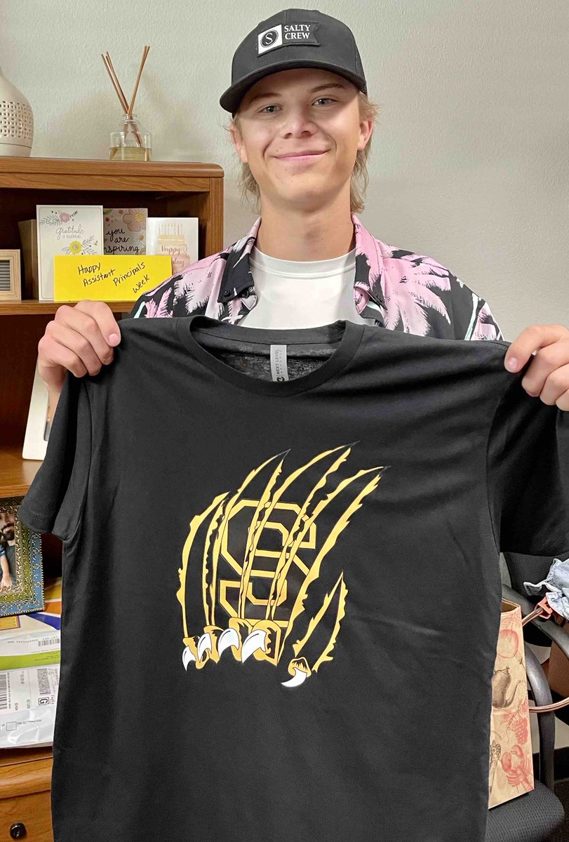 Congratulations to Cameron Friedman who won our T-shirt design contest! Students were invited to submit designs for a PBIS reward T-shirt. Students can get one of these shirts by winning the weekly CATS drawing! Scottsdale Unified School District #BecauseKids