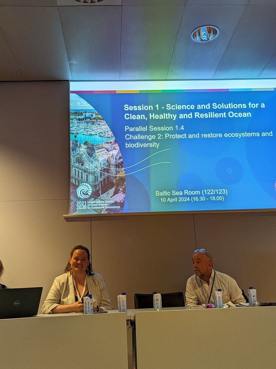 A very productive session moderated by our very own @MartinaStiasny on how we can develop the white paper addressing #unitednations #oceandecade Challenge 2: Protect and Restore Ecosystems and Biodiversity 🌊