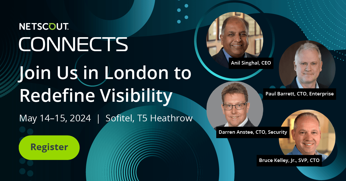 .<a href="/NETSCOUT/">NETSCOUT</a>'s coming to London, will we see you there? 

You won't want to miss this event if you're responsible for business data, security, and network &amp; application performance!  netscout.link/6003wcz8J