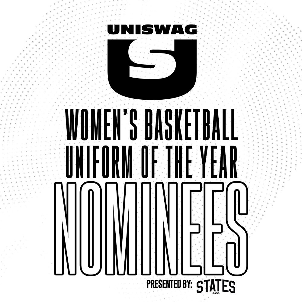 The UNISWAG Women’s Basketball Uniform of the Year Nominees presented by States & Co Voting will be up to the fans to crown the best uniform of the 2023-24 College Women’s Basketball season! Cast your vote here: bit.ly/2sHF6u9 #uniswag