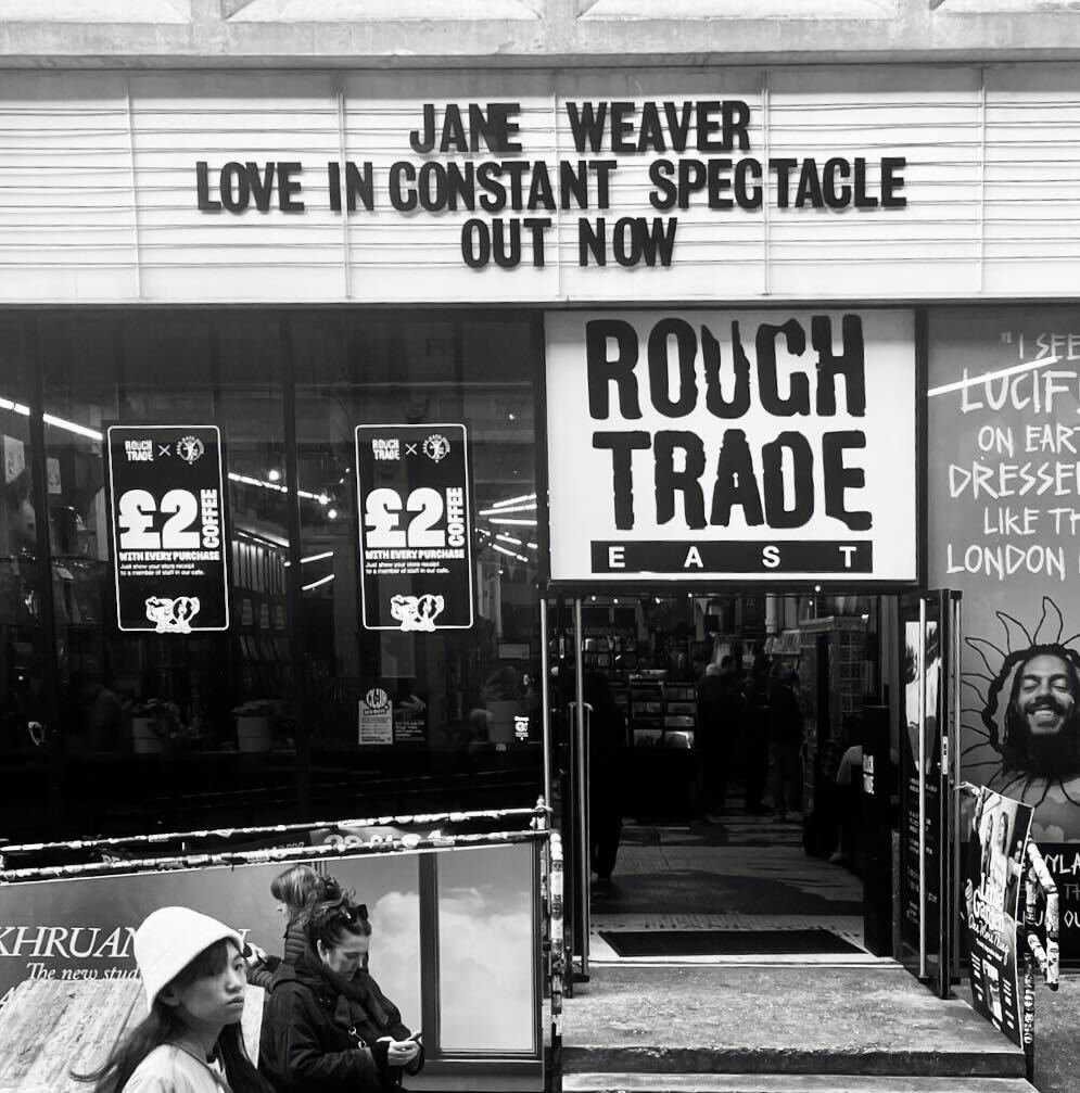 Nearly one week of 'Love in Constant Spectacle'. Excited to welcome @JanelWeaver back to the stage at Rough Trade East tonight. Last tickets remaining on @dicefm. link.dice.fm/x949ac8b1389 @firerecordings