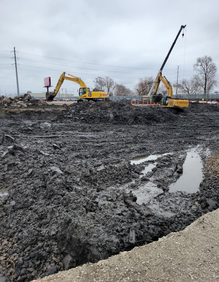 🚧👷 Grab your hard hats, construction is underway! We’re expanding our Elmhurst substation to prepare the region for future power needs and to boost resiliency of the system. Take a look at our progress below! 📸