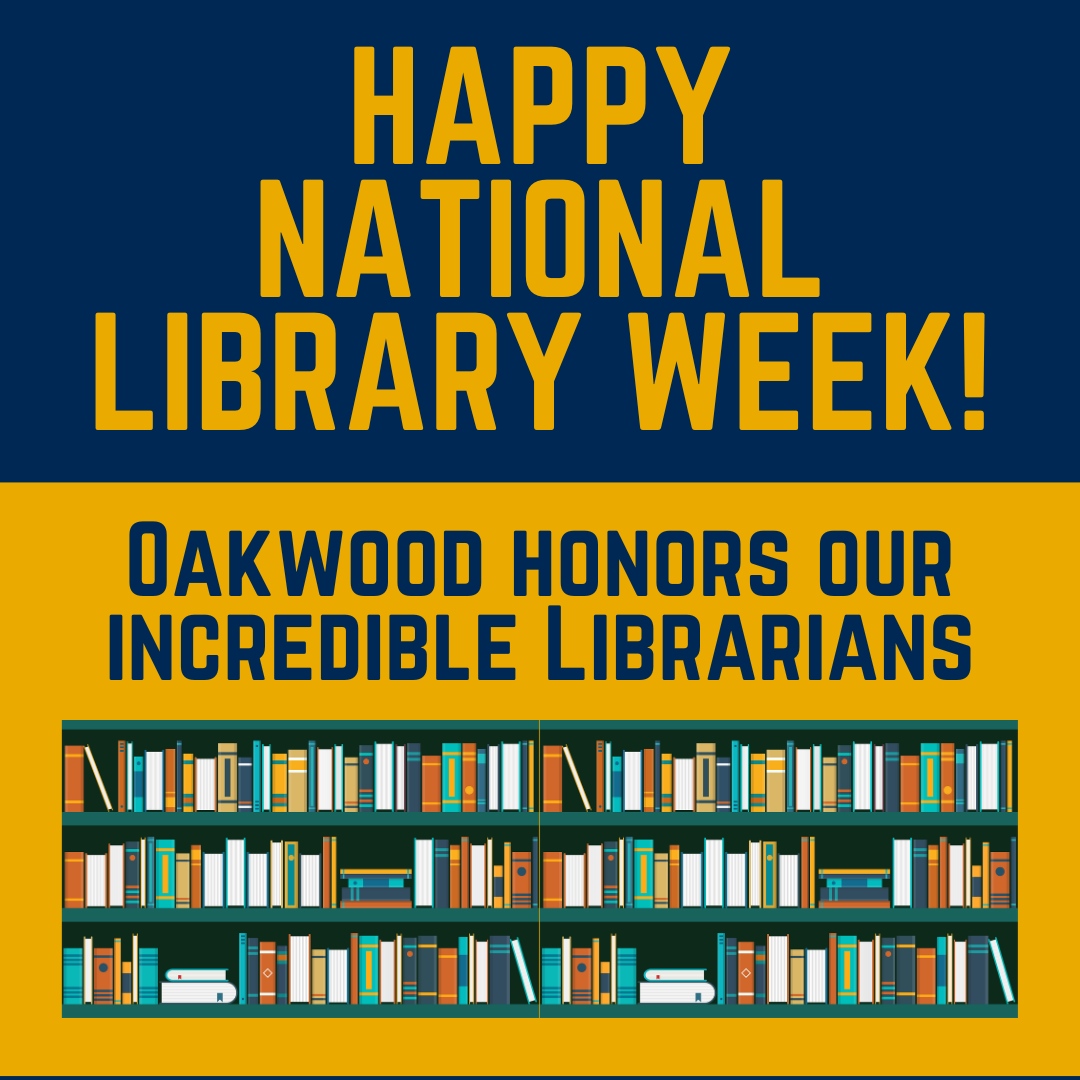 📚✨ Celebrating National Library Week at Oakwood Schools! 🎉 Our libraries are the heart of our learning community, inspiring curiosity, imagination, and a love for reading in every student. Let's honor our librarians and the incredible resources they provide! 🌟 #OneOakwood