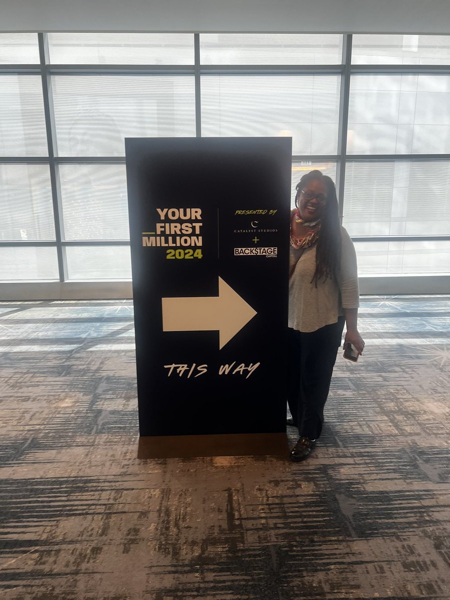 On my way to the #yourfirstmillion conference!