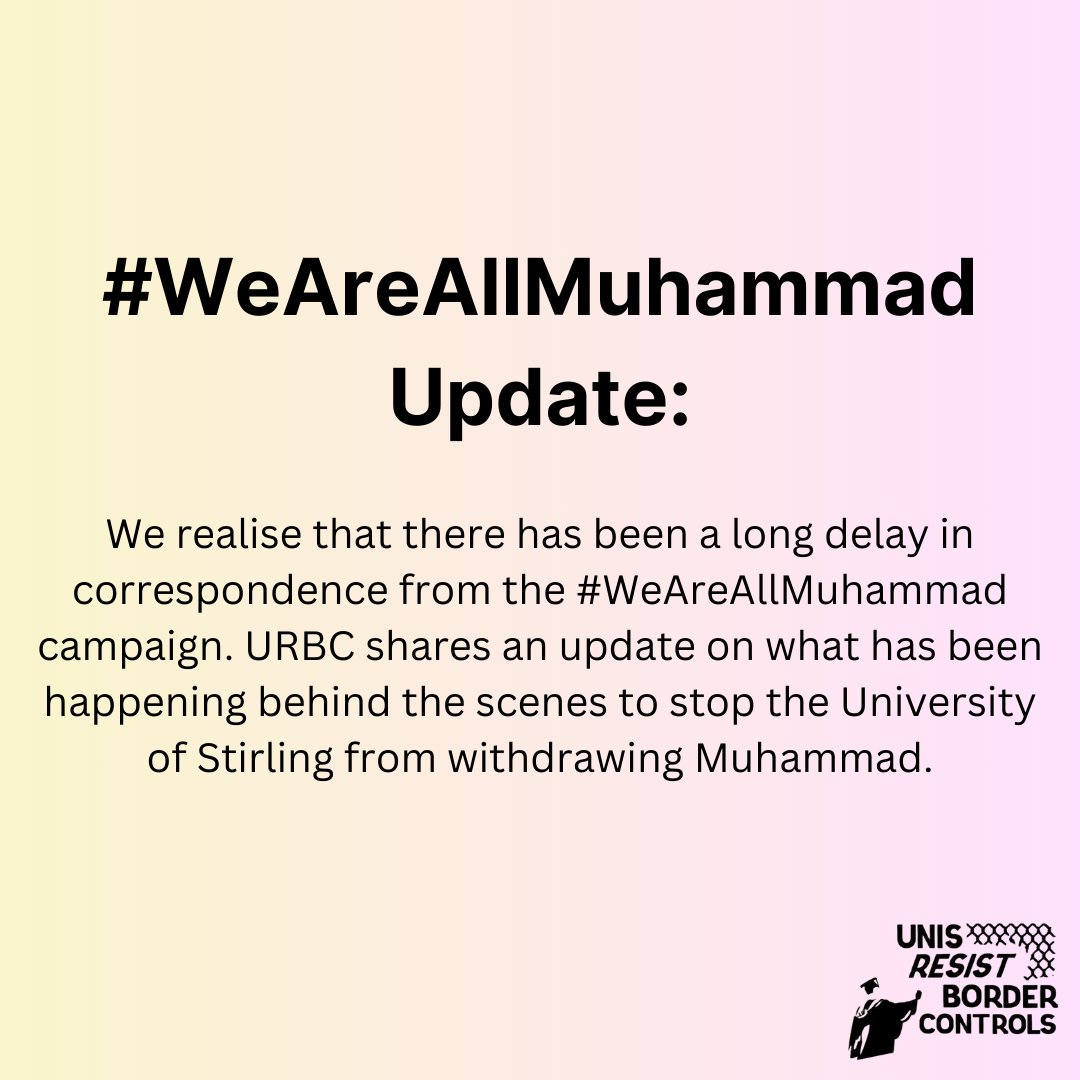 📢Latest update concerning the #WeAreAllMuhammad campaign & the case of Muhammad Rauf Waris. 🧵