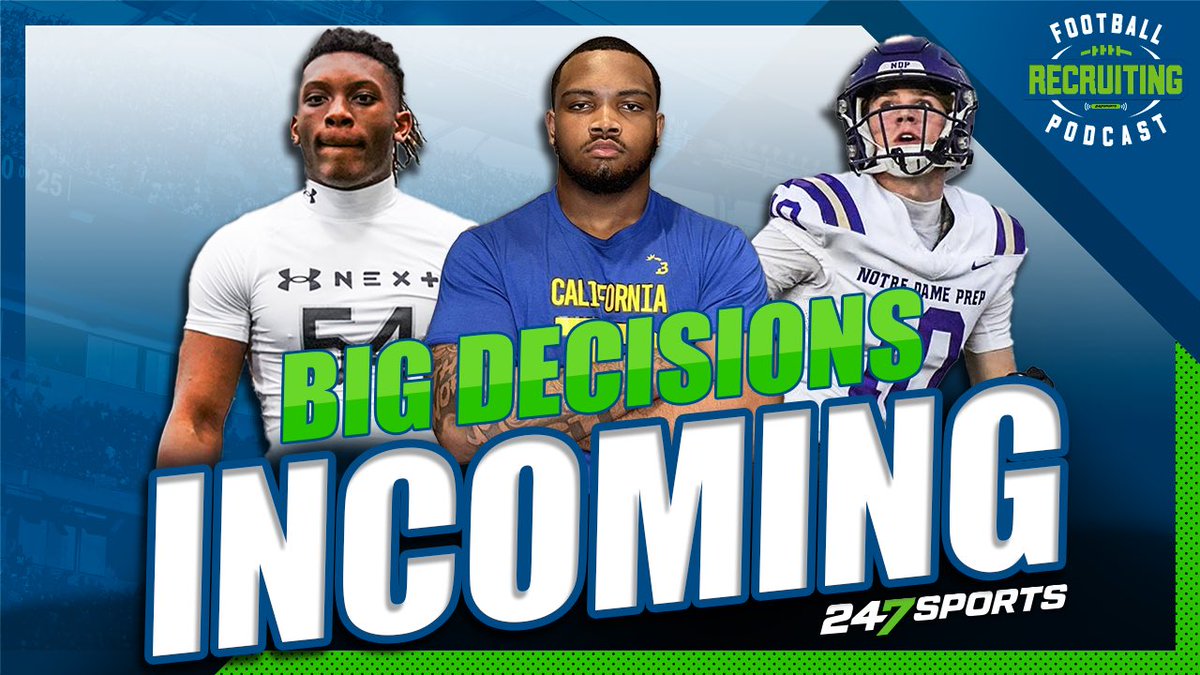 🚨247Sports Football Recruiting Podcast🚨 On today’s show: 📌 Tom Loy joins to make live crystal ball predictions 📌 Heat checks on Florida, South Carolina and Kansas State 📌Answering viewers questions Don’t miss out! Show starts at 11 AM CT! Link below. ⬇️🏈 WATCH📺:…