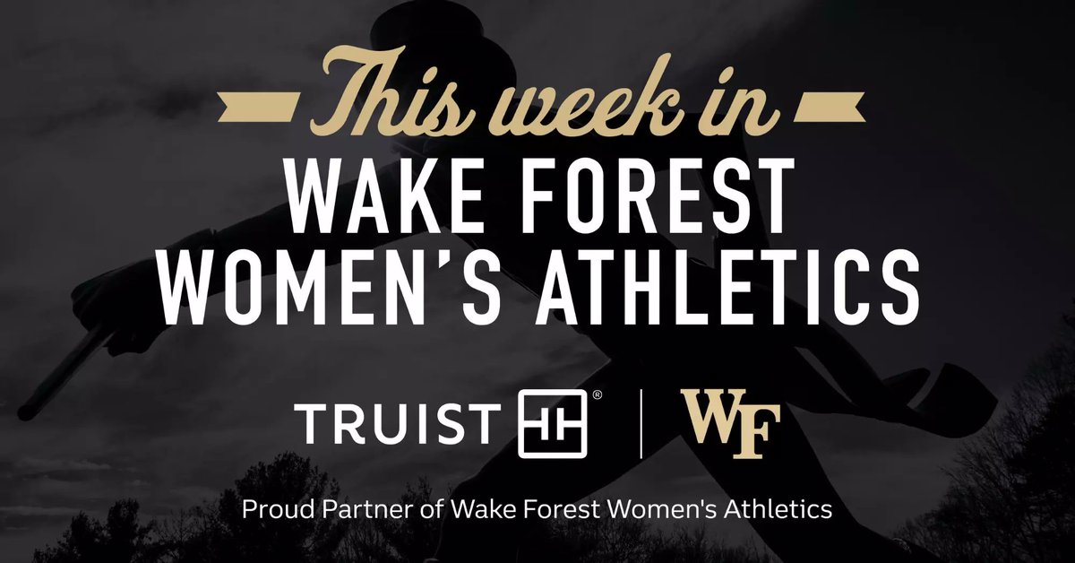 ⛳️@WakeWGolf ACC Championships in Wilmington, N.C. begins next week on Thursday, April 18 🏆 Five podium finishes for @WakeTrack 🎾@WakeWTennis heading into the final weekend of the regular season this weekend This week in Wake Forest Women’s Athletics: deacs.info/3PWkSrS…