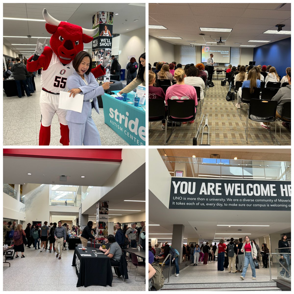 Welcome to @UNOmaha 2024 Pre-Health Symposium! This is where your career in healthcare begins. Did you know that UNO has over 2,500 pre-health students? Plus, UNO offers over $100k in scholarships annually and a dedicated group of advisors to support you.