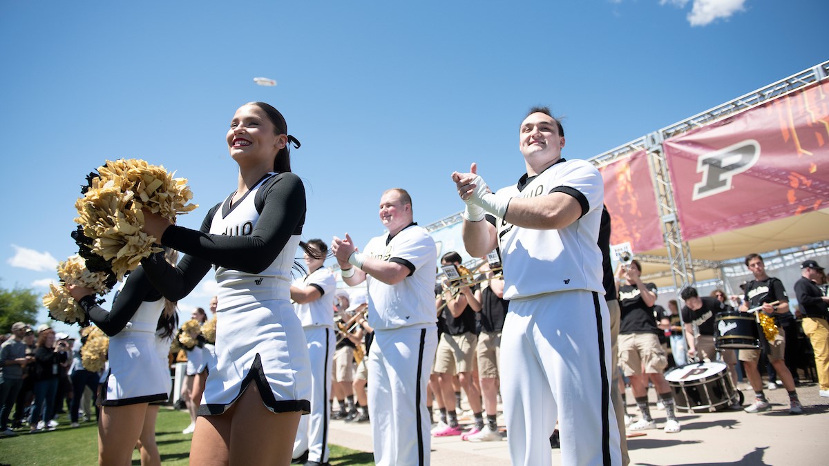 What a season! Thank you to the more than 2,000 #Boilermakers who joined us for each of our sold-out pregame parties to support @BoilerBall in Phoenix. Check out our favorite photos from the weekend at purdue.university/3UbkZSH.