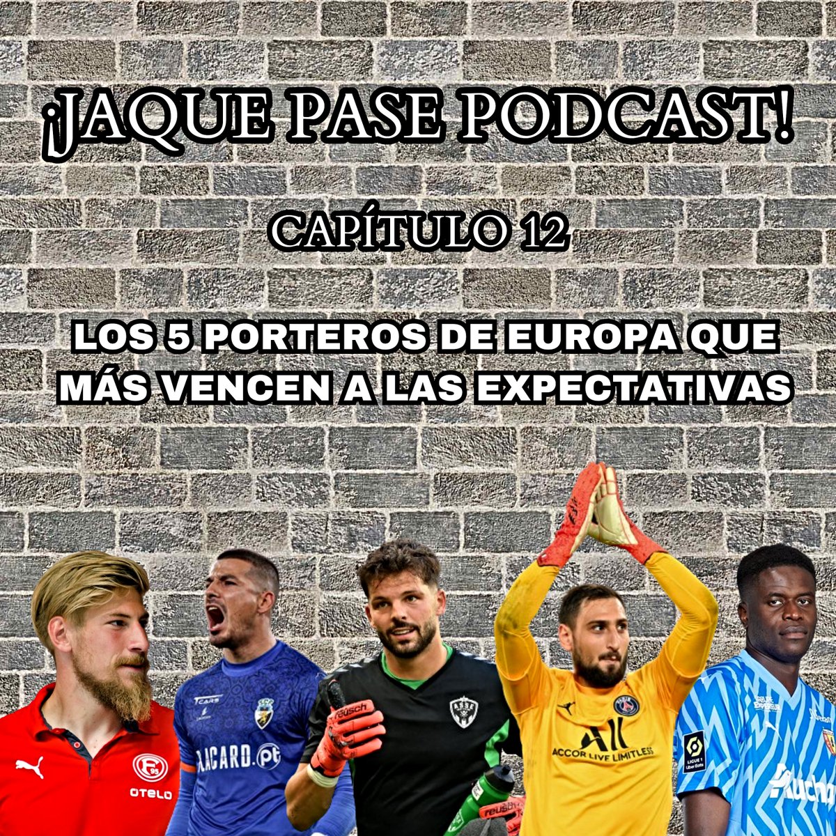 CAPÍTULO 12 | Los 5 porteros de Europa que más vencen a las expectativas 🥊 🔐

¿Quieres conocer a los arqueros que, por sus métricas, más goles esperados han evitado? 👇

▶️ Spotify: podcasters.spotify.com/pod/show/jaque…
