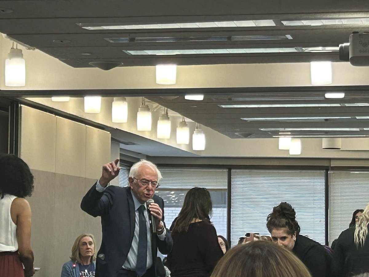 .@BernieSanders underscores that care is some of THE most important work in America. In a rational world, we would honor care workers as the heroes of our society. #CareCantWait #TheCareEconomy