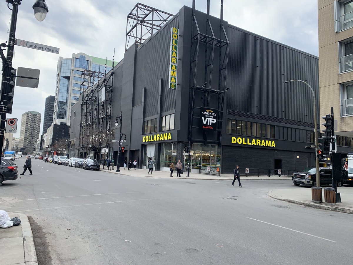 I feel sad every time I walk past the old Forum now and see that it has been turned into a Dollarama store. Also sad seeing all the boarded-up storefronts on Ste. Catherine St. I’m old enough to remember when downtown Montreal was booming #Habs #HabsIO