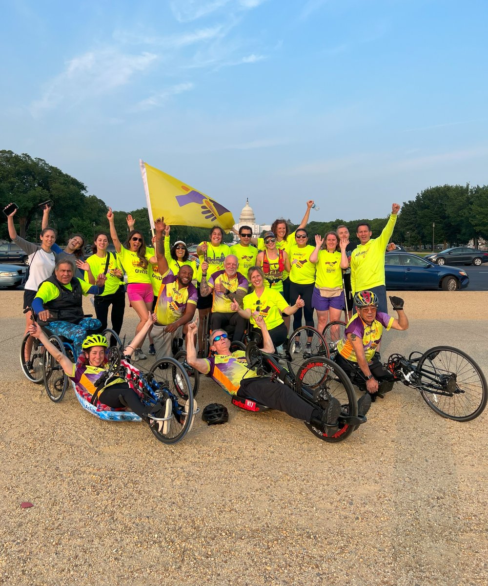 We're making adaptive cycling accessible + affordable for DC residents living with a disability. You can reserve a free handcycle or tandem bike session through the @achillesintl and Capital Bikeshare Adaptive Cycling Pilot Program. Learn more—> bit.ly/3vXtVlk