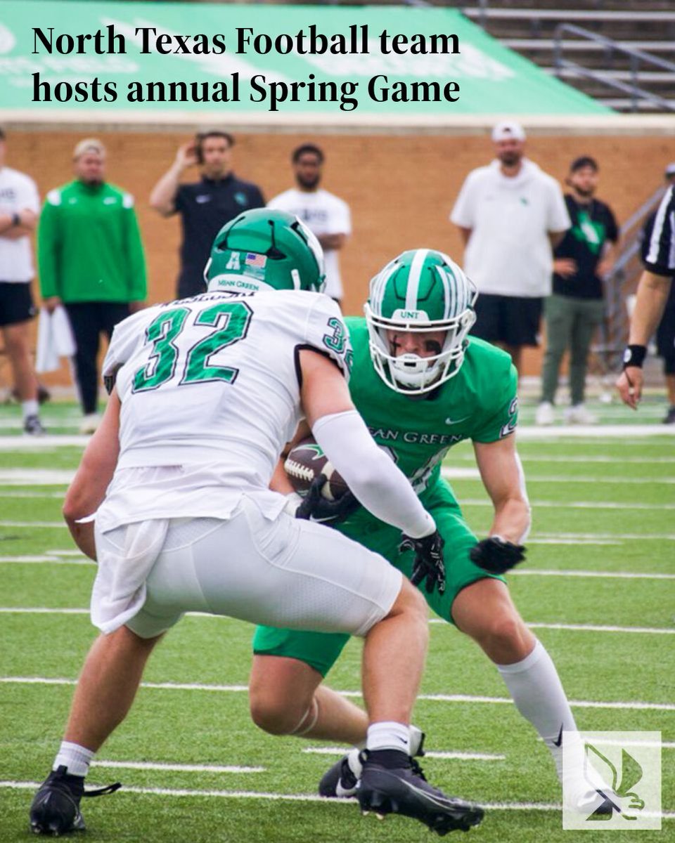SPORTS: North Texas Football team hosts annual Spring Game 📝: @chrismoss808 📸: Brock Burgan Read more: buff.ly/3JfhqVi