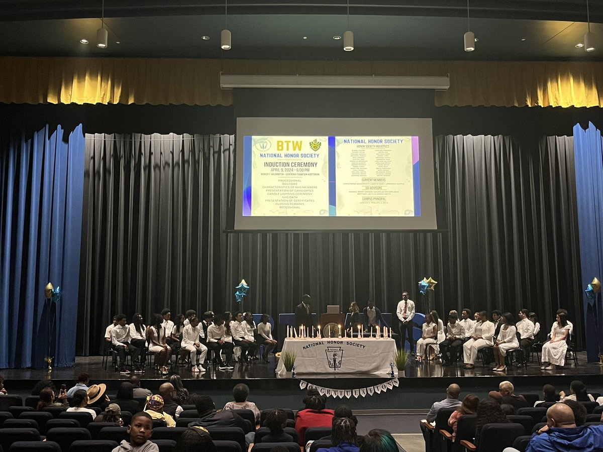 @BTW_Houston held a beautiful National Honor Society Induction last evening for 30 well-deserved Eagle candidates. We look forward to the Service they will render and the modeling of outstanding Character, Leadership, & Scholarship they will exemplify on campus.💙💛 @_cphilli2
