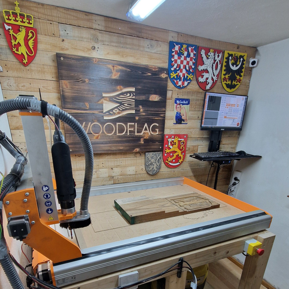 Time flies and it's been exactly a year since I bought a Stepcraft M.1000 CNC machine. 

#woodflag #wood #flag #cnc #customsigns #stepcraftcz #coatofarms #woodflageu #madeineurope