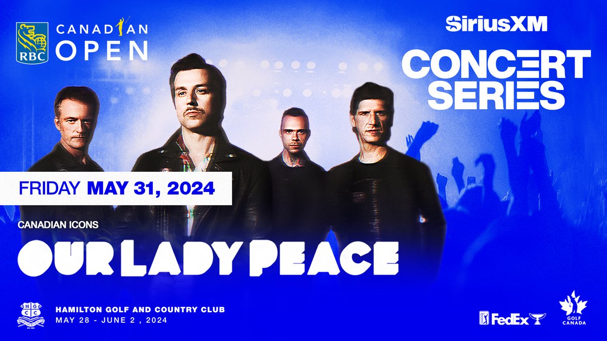 🚨 JUST ANNOUNCED 🚨 @OurLadyPeace will be headlining this year’s @siriusxmcanada Concert Series from the #RBCCO! 👉bit.ly/4cOQQA5