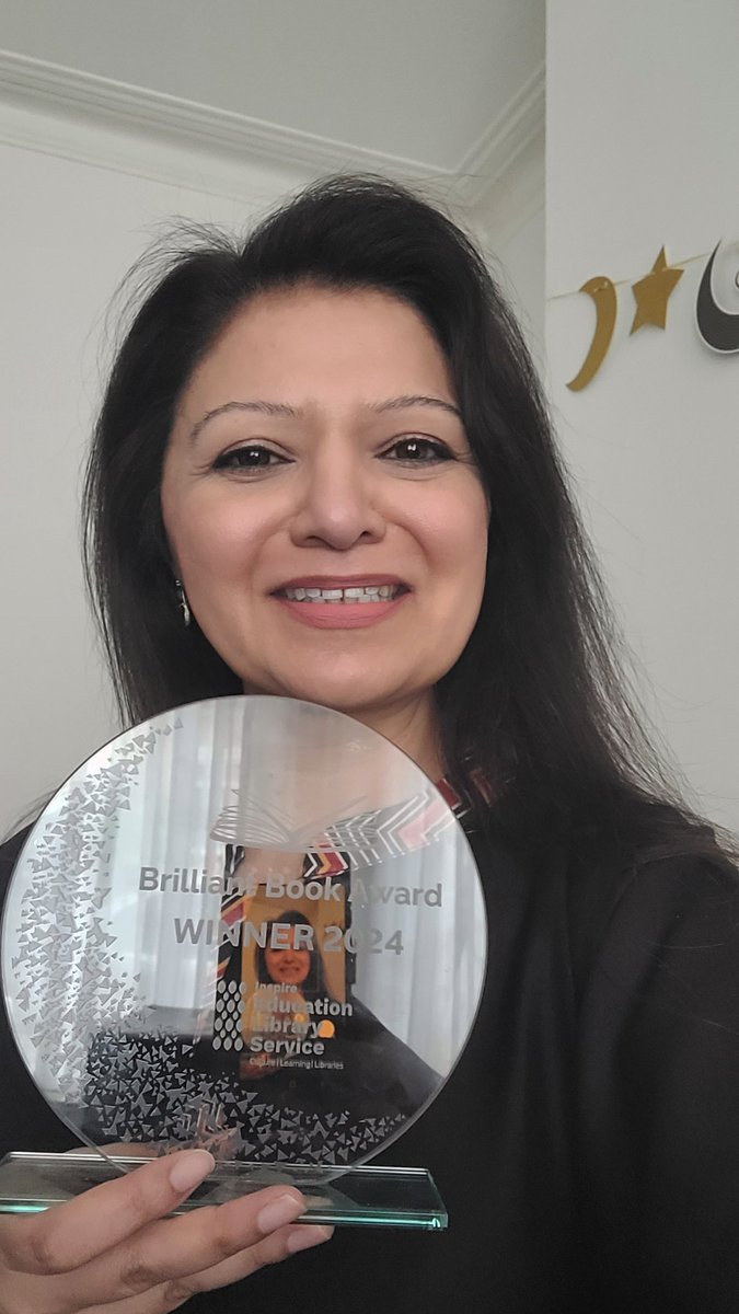 sufiyaahmed's tweet photo. Delighted to receive the winner trophy for the #BrilliantBookAward #RosieRajaChurchillsSpy won this award last month, voted by school children as their favourite book. Thank you @InspireELS @a_marshall08 https://t.co/iq3L1hIA3P