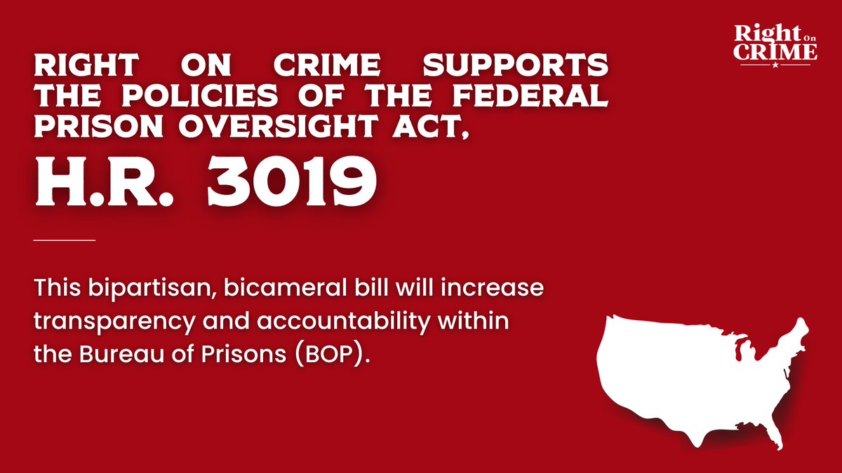 In a letter of support to Congress, ROC Executive Director and former U.S. Attorney @tolmanbrett says the policies of H.R. 3019, the Federal Prison Oversight Act, is essential legislation. These policies will “prevent harm to correctional officers, staff, and inmates, and assist