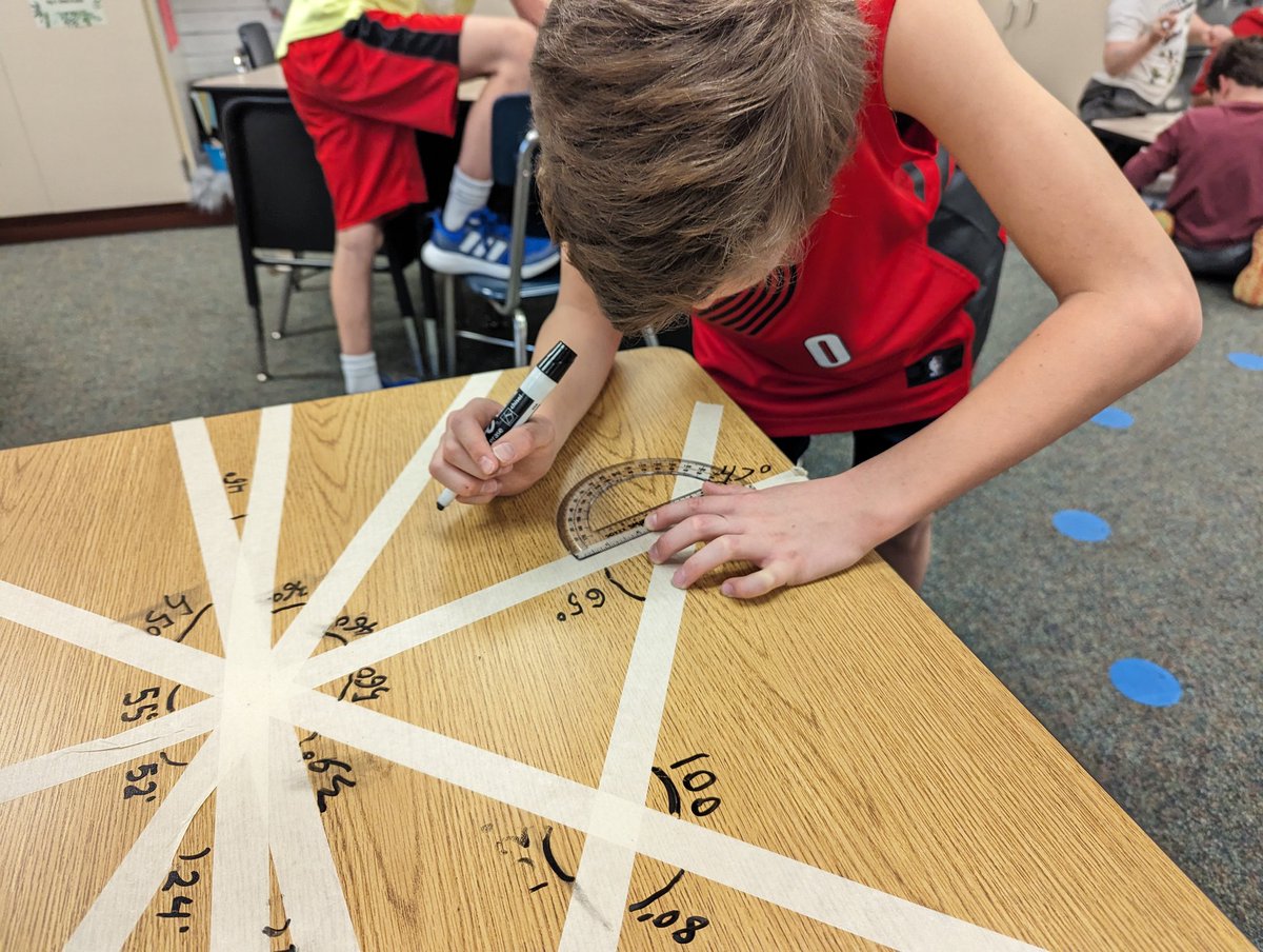 Students made lines and angles, then used protractors to measure ALL angles today. Loved hearing groups use math talk to help and stump each other. 🚀 <a href="/HRErockets/">Hoosier Road Elem</a> <a href="/HSESchools/">Hamilton Southeastern Schools</a>