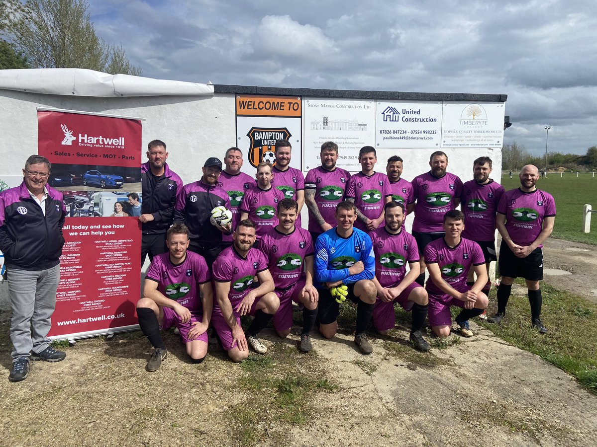 Congratulations to Bampton Utd for winning the team of the month this March in the Witney & District Football league, proudly sponsored by Hartwell. #Hartwell