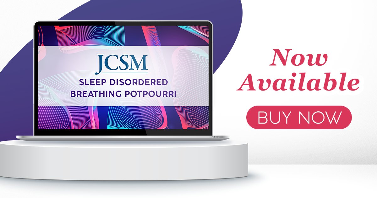 Sleep Disordered Breathing Potpourri is now available! This interactive, case-based course is adapted from content previously published in JCSM. ⭐ Upon successful completion of this product, you will earn 2.25 MOC/CME credits. ⭐ Buy today! hubs.la/Q02rQBKm0