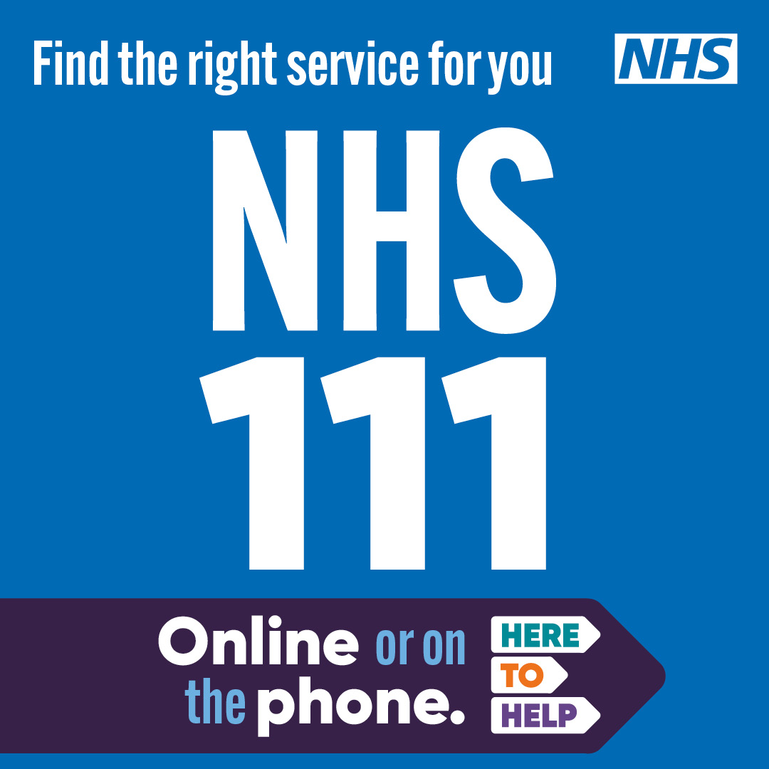 Feeling unwell? Choosing the right NHS service can help get you the best advice - and often more quickly too. 👉 Think pharmacy first 👉 NHS111 online for medical help and advice 👉 Keep A&E and 999 free for LIFE THREATENING EMERGENCIES ONLY