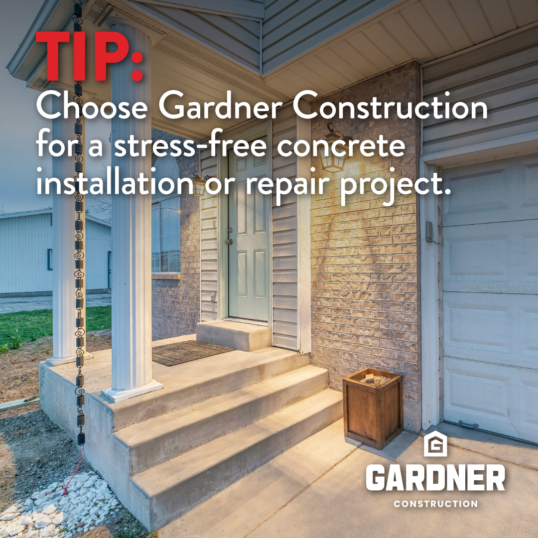 Our team of LICENSED, INSURED, and RELIABLE experts is dedicated to ensuring that your project begins on the right foot and progresses smoothly.

Visit GardnerConstructionInc.com to start your project.

#GardnerConstruction #ConcreteRepair #FoundationRepair