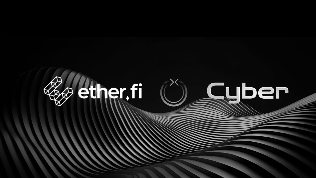 BuildOnCyber's tweet photo. We've partnered up with @ether_fi to allow users to earn $weETH and Cyber Restaking Points at: https://t.co/u7ssCK7o37 🔥 https://t.co/JpZRih8WXV