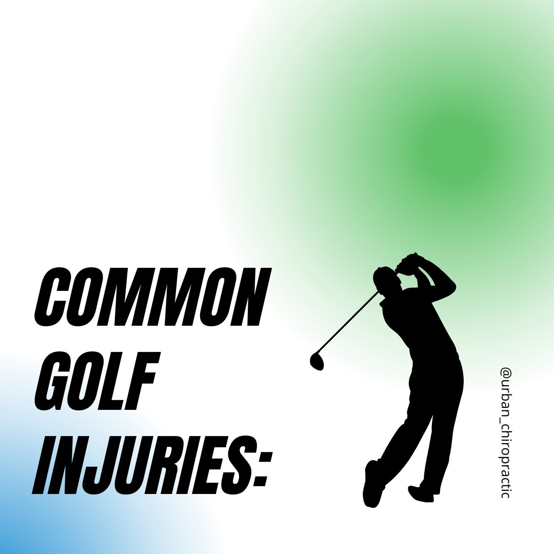 Urban_Chiro's tweet photo. Golf season is in full swing, but so are golf-related injuries! ⛳️

At Urban Chiropractic Spine and Sports Clinic, we specialize in treating golf injuries and getting you back to your game quickly and safely.

https://t.co/sEjOSAHLmq https://t.co/9TlYujYitn