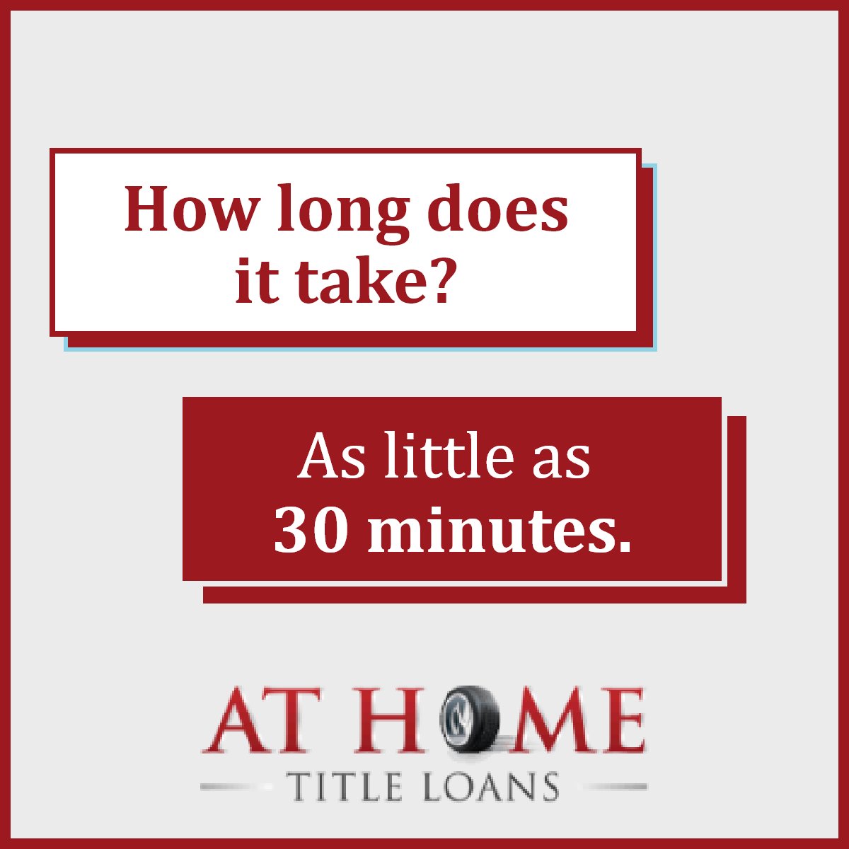 Need cash now? Get approved for same day title loans online or in-store, in as little as 30 minutes – or less!🚗💸⏰ Log on to our website and fill out the online form to get started: athometitleloans.com 

#onlinetitleloans #onlinetitlepawn #autotitleloans #AtHomeTitleLoans