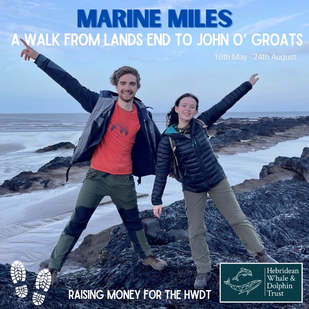 🌟ANNOUNCEMENT🌟 In 1 month, @KatieMonk21 & I will be walking from Lands End to John O' Groats to raise money for the Hebridean Whale and Dolphin Trust.🐬 107 days 2300km. Pls give anything you can to this fab cause & follow our journey on our socials gofund.me/abeff770