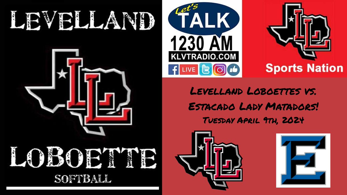 #LoboetteSoftball LIVE on KLVT AM1230, KLVTRadio.com and Levelland Sports Nation on Facebook!  Levelland @ Lubbock Estacado!  #KLVTSports #OnePack #ExpectExcellence #GoldGloveChasin <a href="/LevellandISD/">Levelland ISD</a> <a href="/LLHS_Athletics/">Levelland Athletics</a> @LoneStarVarsity <a href="/pchristy11/">Pete Christy</a> <a href="/Estacado_Sports/">Estacado HS Athletics</a> <a href="/EstacadoHS/">Estacado High School</a>