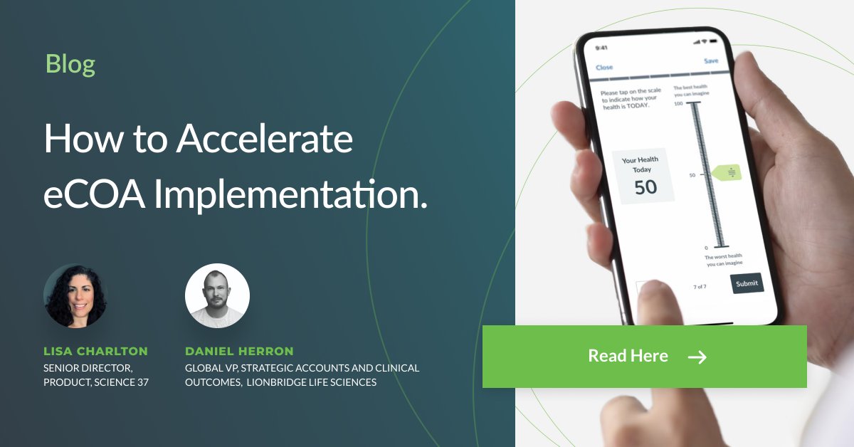 Accelerating #eCOA implementation is pivotal for boosting #decentralizedclinicaltrials. By facilitating faster trials, it enhances patient recruitment, retention, and diversity. Learn more from our blog. bit.ly/3VRApwP