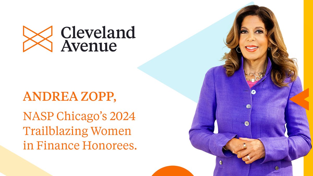 CleveAveLLC's tweet photo. 🎉 Congrats to Andrea Zopp, our very own #Trailblazer! Honored as one of #NASPChicago2024's Trailblazing Women in Finance for her impactful work in #DiversityAndInclusion within the financial sector. Andrea, your dedication inspires us all! 🚀
#ClevelandAvenue #CASTUS https://t.co/mpdDkGK42C