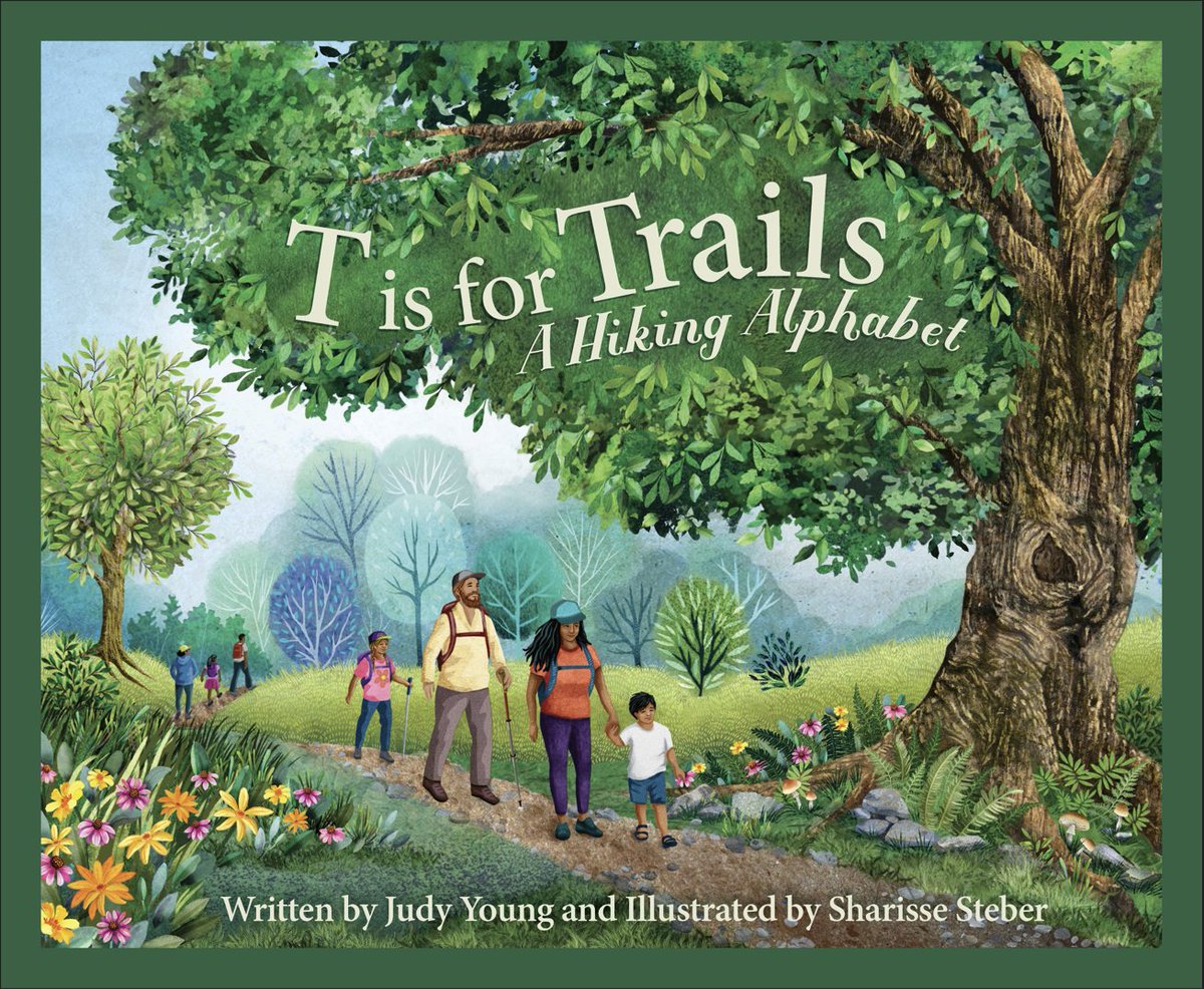 Put on your hiking boots and prepare to explore the outdoors! “T is for Trails” by @judyyoungbooks and Sharisse Steber teaches readers all about the benefits and wonders of hiking! Order your copy today! rb.gy/1r3aah