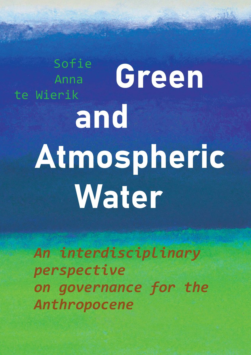 👩‍🎓 Tomorrow is PhD defence day for Sofie te Wierik. At 10:00 AM she defends the thesis 'Green and Atmospheric Water. An interdisciplinary perspective on governance for the Anthropocene', supervised by Joyeeta Gupta. Good luck, Sofie! 🍀 📽️ To watch live: uva.nl/en/content/eve…