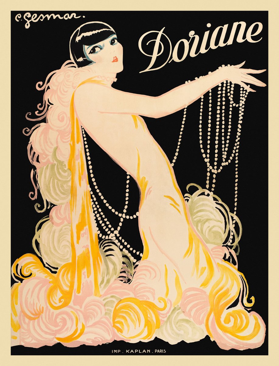 Doriane, cabaret poster by Charles Gesmar, 1926.