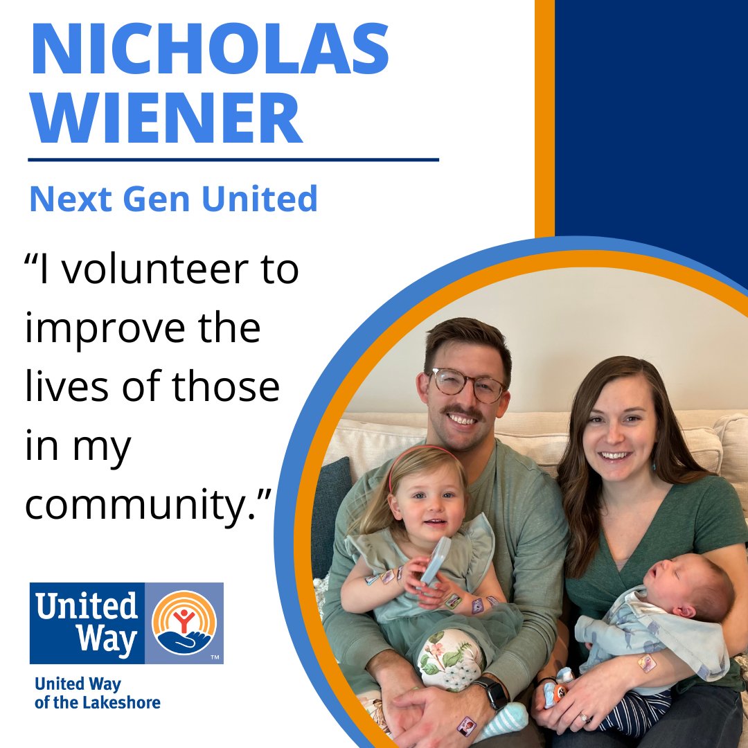 Meet Next Gen United Co-Chair, Nich! As we recognize Global Volunteer Month throughout April, we want to recognize Nich and our amazing volunteers for the positive impact they make in our community!