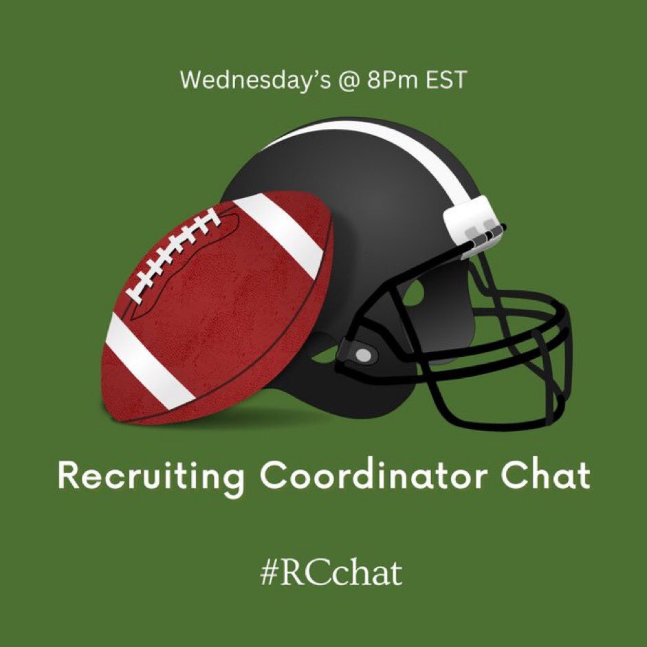 MRittCGS's tweet photo. 🚨🚨Coaches➡️ College Recruting Coordinators

📍 8 hours until ➡️ #RCchat 

⭐️ Make sure to send me your questions for tonight! https://t.co/UOzqozGbr2