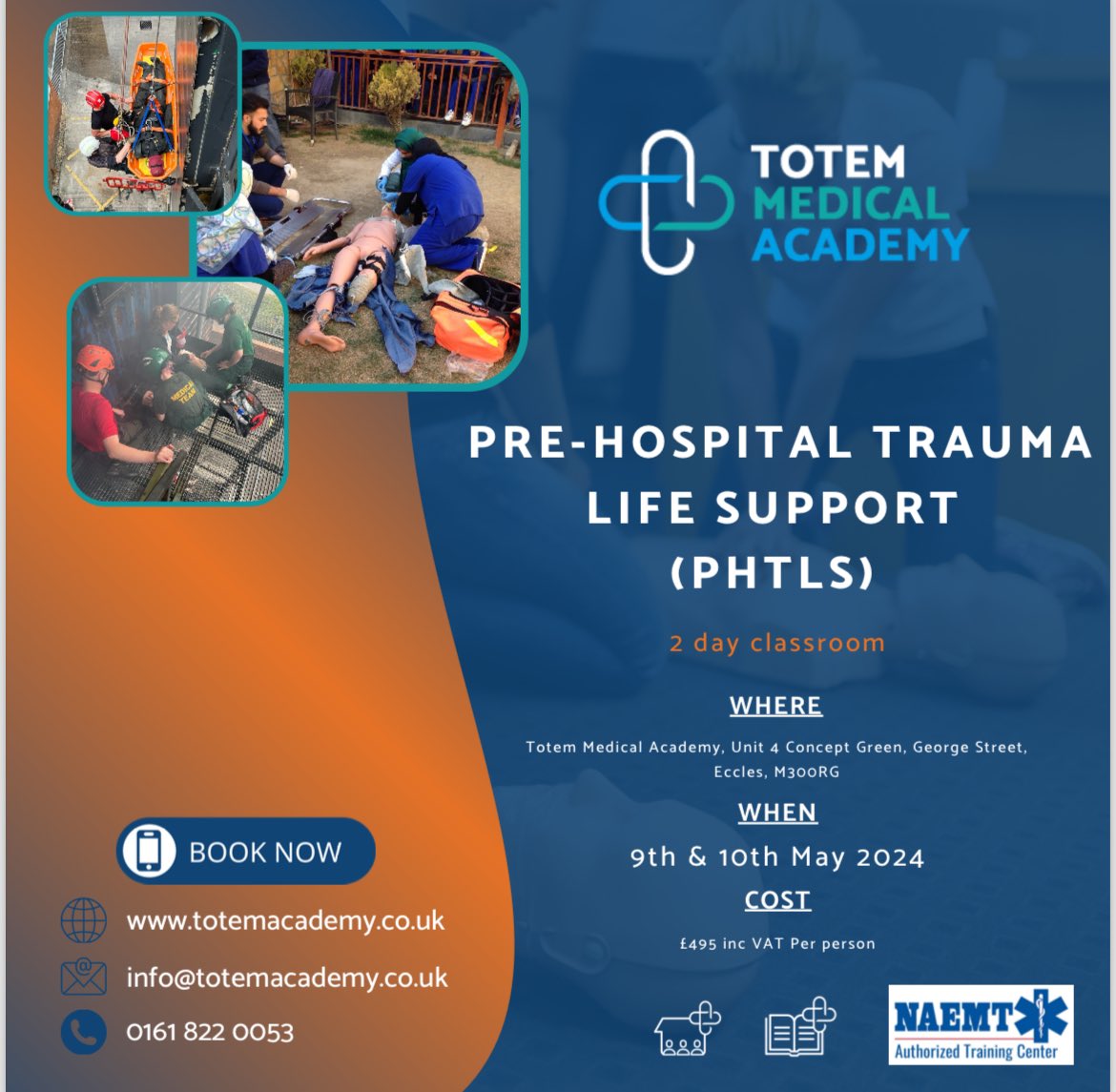 Are you looking to elevate your trauma game ? Do you finally want to put those expensive and fancy trauma shears that have been weighing down your belt to some good use ? Of course you do !! Book on to the 9-10th May PHTLS TotemAcademy.co.uk