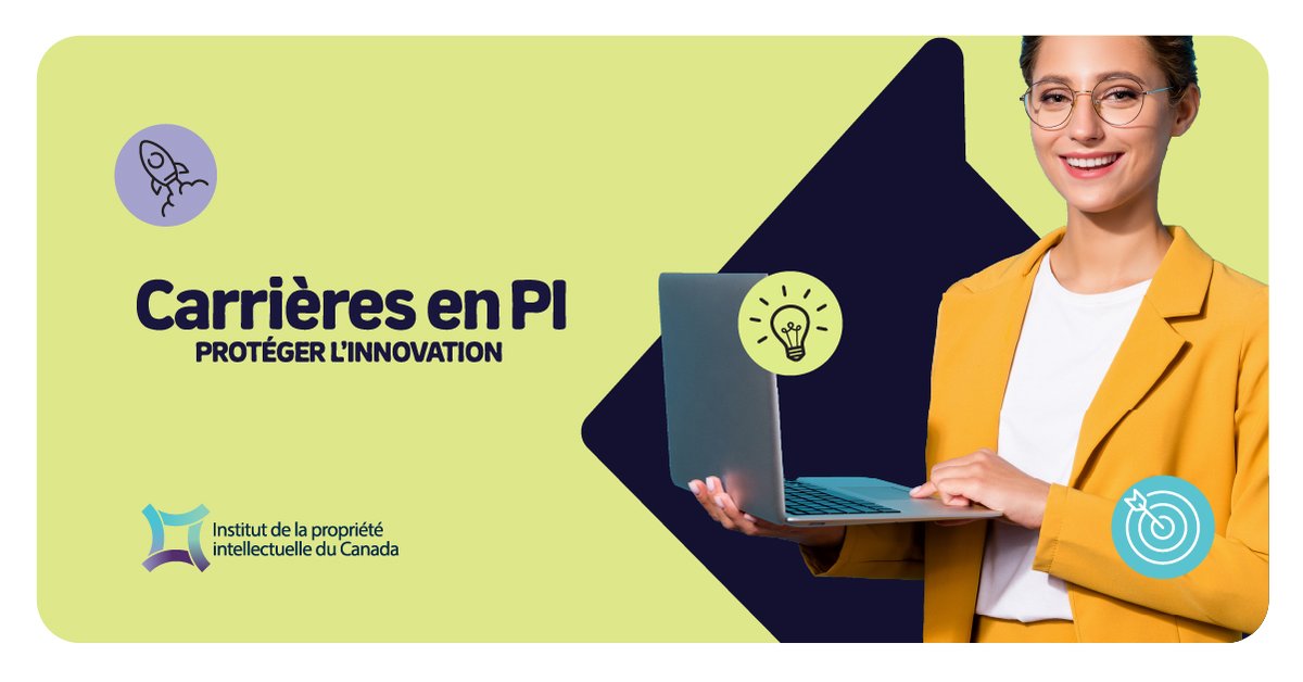 IPIC_CanadaFR's tweet photo. En faisant carrière en propriété intellectuelle, vous aurez la chance de travailler avec certains des plus grands innovateurs et entrepreneurs du Canada et les aider à faire avancer la technologie de demain. Découvrez ce que vous pouvez faire avec la PI: https://t.co/VXYRcPcfBS https://t.co/gpUUt1R8nS