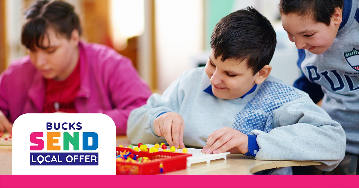 The Bucks SEND Local Offer brings together advice and information on all the services and support that are available in Buckinghamshire for children and young people with special educational needs and disabilities (SEND) orlo.uk/7e36K #BucksLocalOffer #LocalOffer #SEND