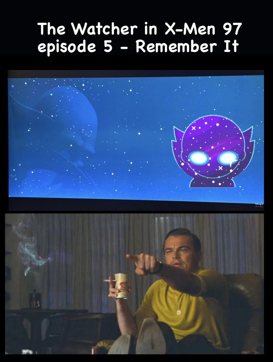 gotram02's tweet photo. The Watcher spotted in X-Men 97 episode 5 - Remember It #XMen97 #WhatIf #spoiler #mcu https://t.co/UVFB1EzcIN