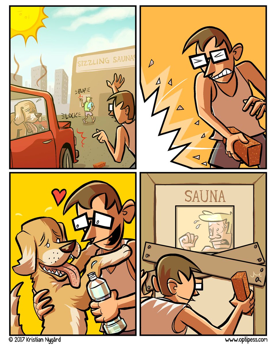 Happy #NationalHugYourDogDay! Here, have this related comic from the Optipess archives.