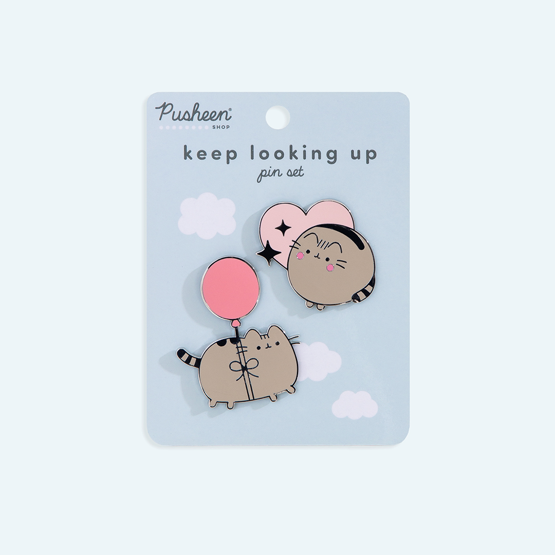 Spread pawsitive vibes with the Keep Looking Up pin set! 🎈✨ bit.ly/3xDNVKd